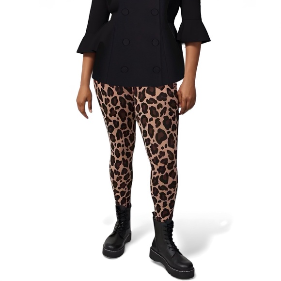 TORRID Leopard Print Full Length Leggings w/Pockets NWT Size 4X - Picture 6 of 16